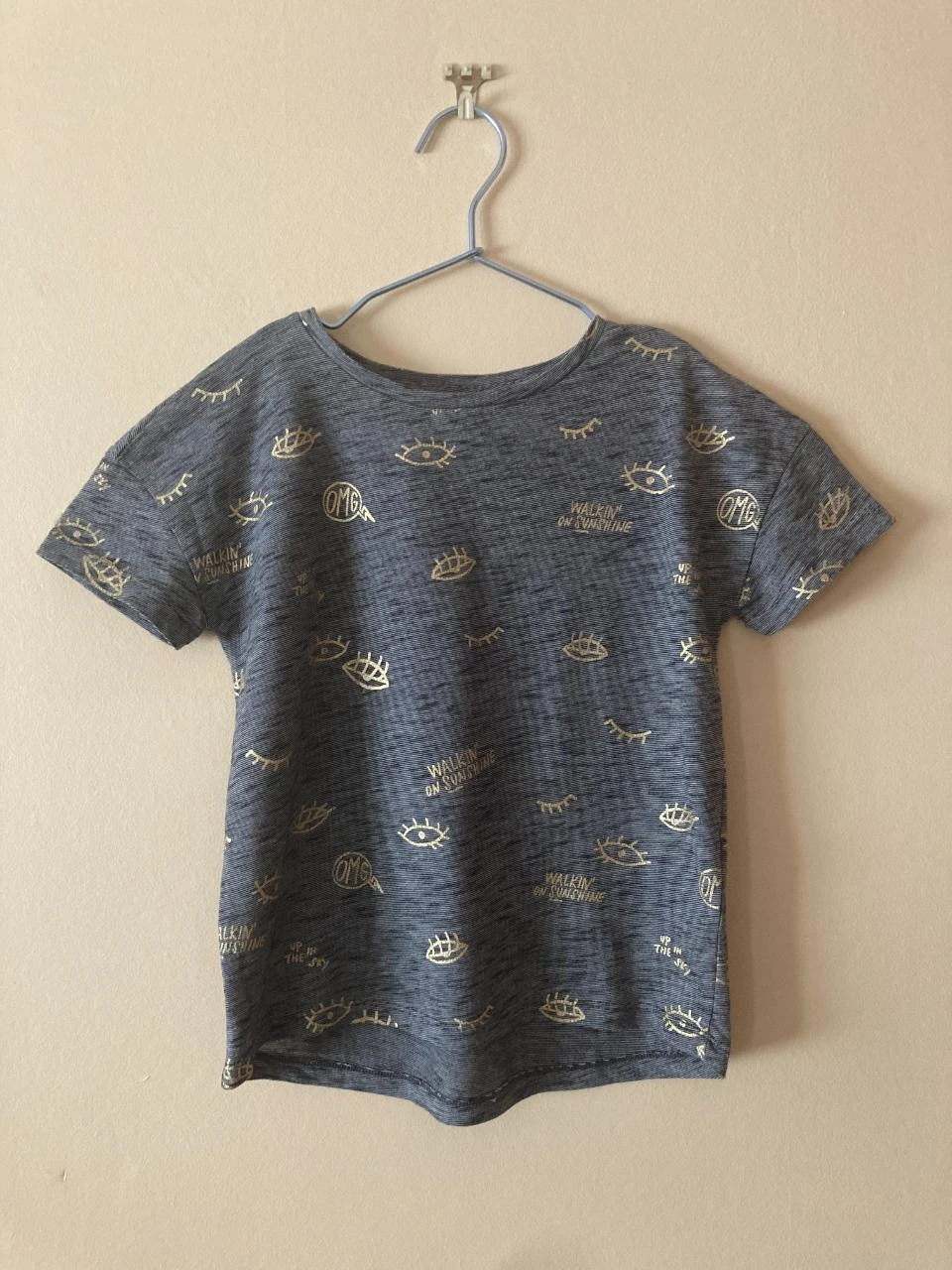 Zomeroutfit CKS meisje 8 jaar – Grijs en gouden T-shirt & Rok – photo 2